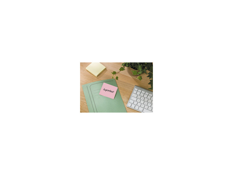 Post-it Bloc-notes Recycling z-notes, 76 x 76 mm, coloré