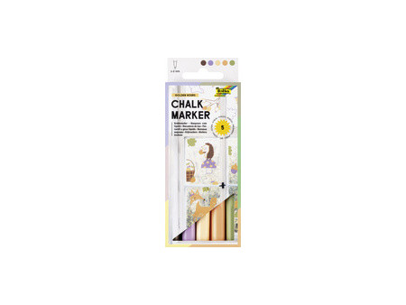 folia Marqueur craie BASIC, set de 5