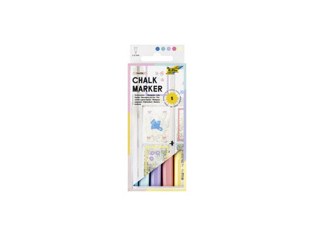 folia Marqueur craie BASIC, set de 5