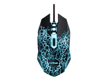TRUST Souris gaming filaire IZZA rétroéc