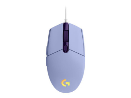 LOGI G203 Lightsync Gaming Mouse LILAC