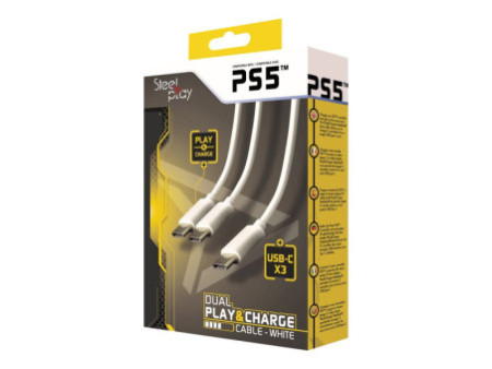 STEELPLAY Dual Play & Charge Cable PS5