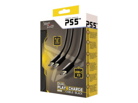 STEELPLAY Dual Play & Charge Cable PS5