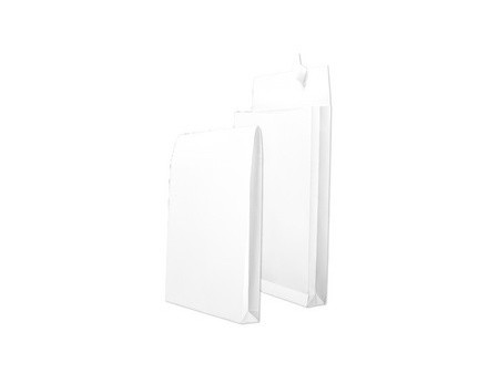 MAILmedia Pochette d'expédition B4 à soufflets, blanc