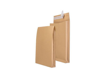MAILmedia Pochette d'expédition B4 à soufflets, blanc