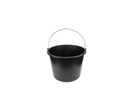 Bradas Seau, 12 litres, PVC, noir