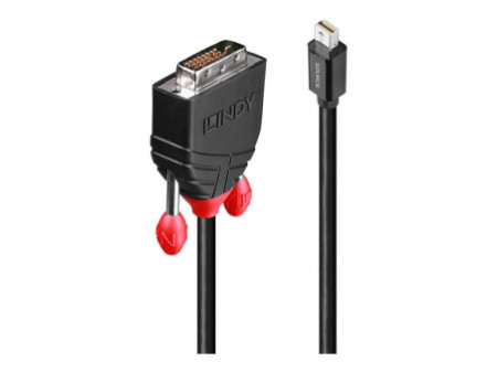 LINDY Mini DP to DVI-D Cable black 3m