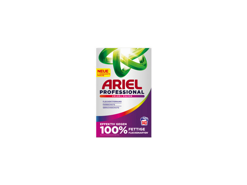 ARIEL PROFESSIONAL Lessive en poudre Color+, 140 lavages