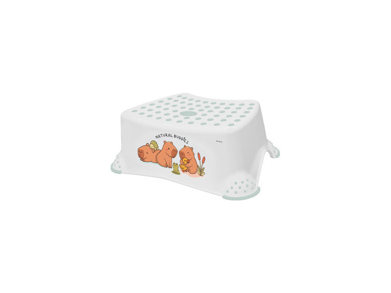 keeeper kids Marchepied 'tomek cute capybara', blanc