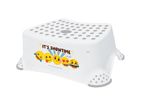keeeper kids Marchepied 'tomek emoji showtime', blanc