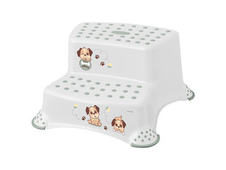 keeeper kids Marchepied 'igor dogs', 2 niveaux, blanc