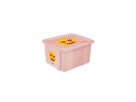 keeeper Boîte de rangement 'karolina emoji hearts', 45 L