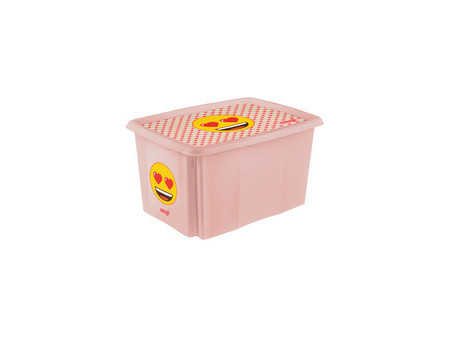 keeeper Boîte de rangement 'karolina emoji hearts', 45 L