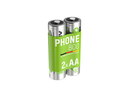 ANSMANN Pile Dect NiMH, Mignon AA, 1.800 mAh, blister de 2