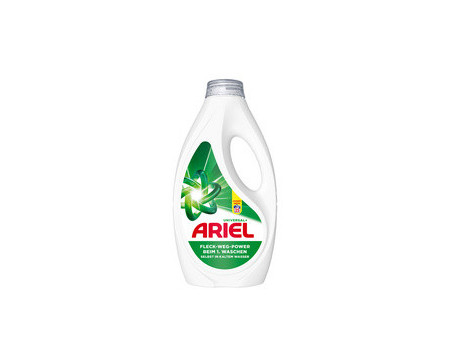 ARIEL Lessive liquide Universal+, 4,995 litres - 111 lavages