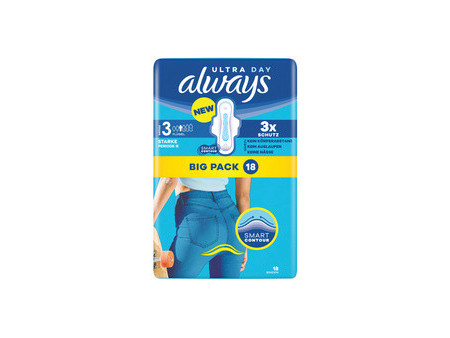 always Serviette hygiénique Ultra Day, Long Plus, BigPack