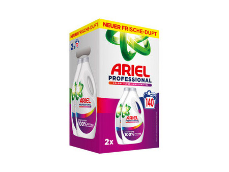 ARIEL PROFESSIONAL Lessive liquide Color+, 140 lavages