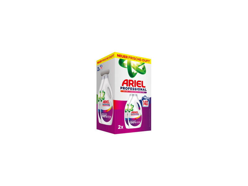 ARIEL PROFESSIONAL Lessive liquide Color+, 140 lavages