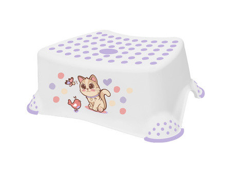 keeeper kids Marchepied 'tomek cats', blanc