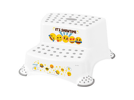 keeeper kids Marchepied 'igor emoji showtime', blanc