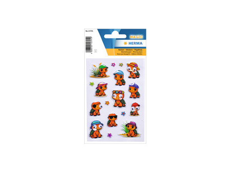 HERMA Stickers MAGIC Escargots rigolos, couleurs fluo