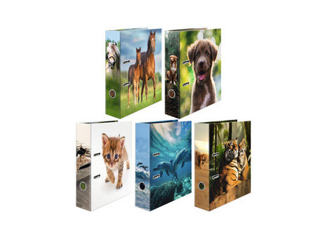 HERMA Classeur à motif 'Animaux préférés', assortiment