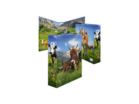 HERMA Classeur à motif 'Vache d'alpages', A4