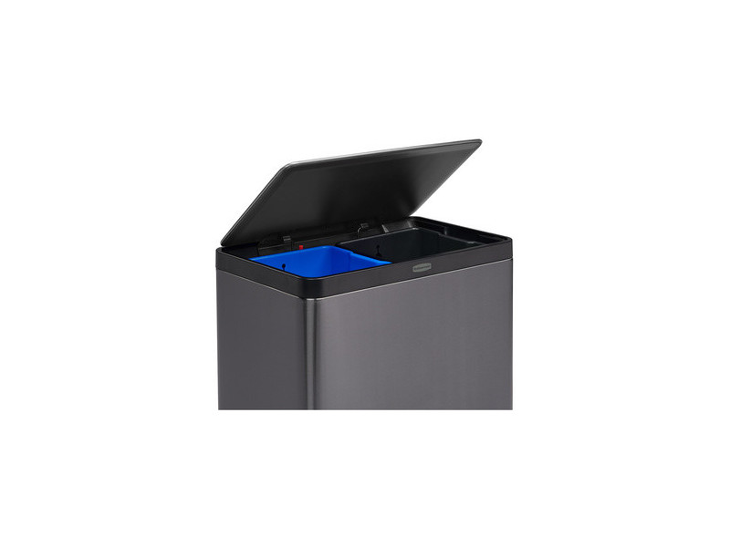 Rubbermaid Collecteur à pédale Elite Dual Stream, 39 litres