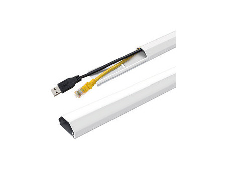 LogiLink Angle pour goulotte, 90 degrés, en ABS, blanc