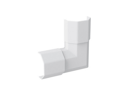 LogiLink Angle pour goulotte, 90 degrés, en ABS, blanc