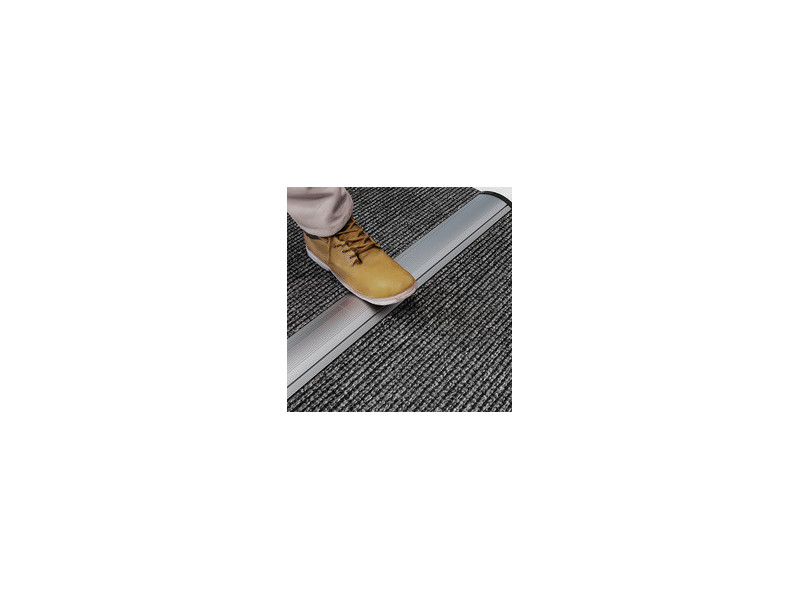 LogiLink Passe-câbles de sol, alu & ABS, 1.104 mm, argent