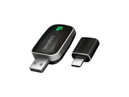 LogiLink Adaptateur auto BT 5.0, compatible bluethooth, noir