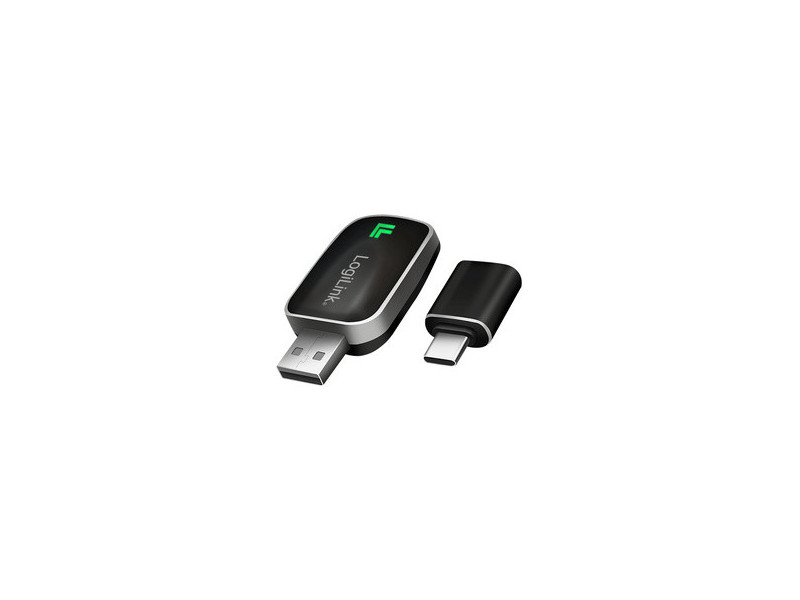 LogiLink Adaptateur auto BT 5.0, compatible bluethooth, noir