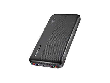 LogiLink Powerbank, 10.000 mAh, 2x USB-A, 2x USB-C, noir