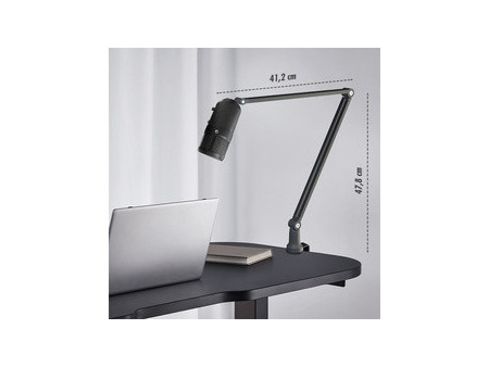 LogiLink Pied de micro, longeur du bras: 840 mm max., noir