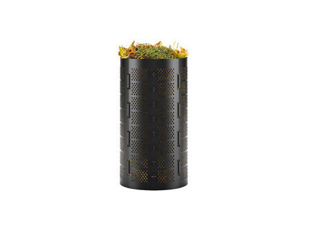 Bradas Poubelle à compost, 800 litres, en HDPE, noir