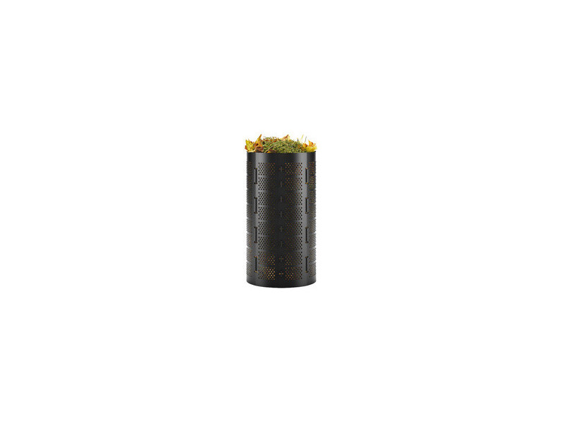 Bradas Poubelle à compost, 800 litres, en HDPE, noir