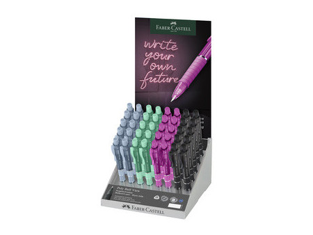 FABER-CASTELL Stylo à bille rétractable POLY BALL VIEW