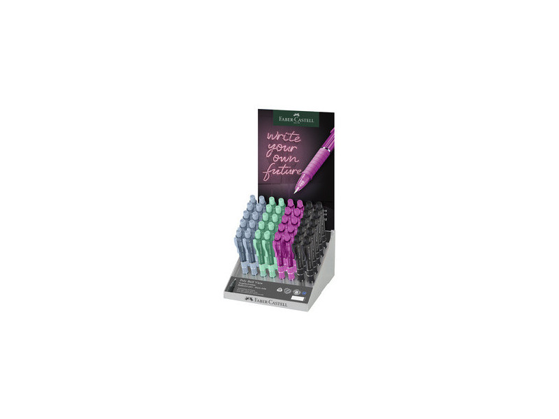 FABER-CASTELL Stylo à bille rétractable POLY BALL VIEW