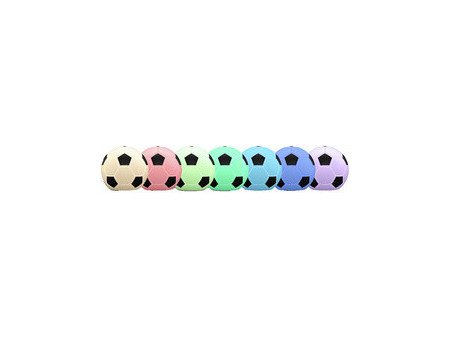 ANSMANN Veilleuse LED en silicone Football, blanc/noir