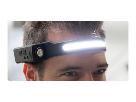 ANSMANN Lampe frontale LED HD240RS, 240 lumens, rechargeable