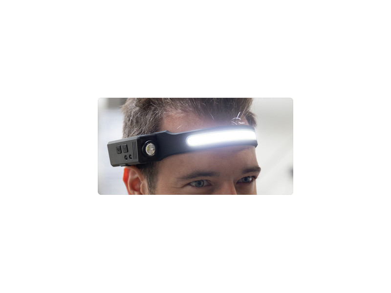 ANSMANN Lampe frontale LED HD240RS, 240 lumens, rechargeable