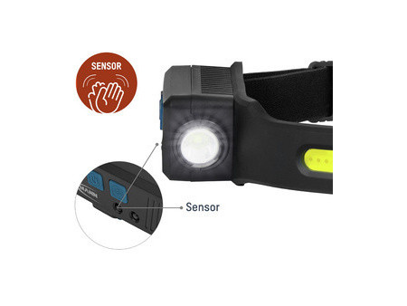 ANSMANN Lampe frontale LED HD240RS, 240 lumens, rechargeable