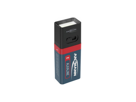ANSMANN Mini lampe LED ACTION avec pile 9V, noir