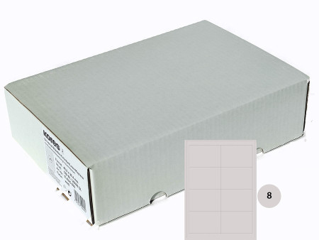 Kores Etiquette universelle, 97 x 67,7 mm, blanc