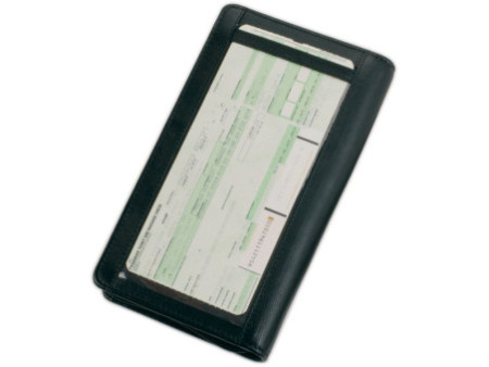 Alassio Organiseur de voyage, cuir nappa, noir