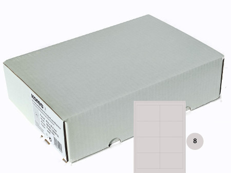 Kores Etiquette universelle, 99,1 x 67,7 mm, blanc