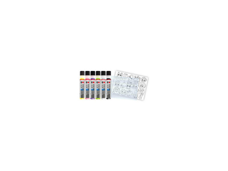 Marabu Kit Window Color fun & fancy 'Sweeties', 6x 80 ml
