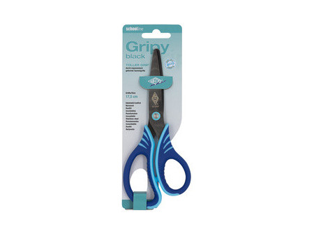 WEDO Ciseaux de bricolage Gripy black, rond, 130 mm