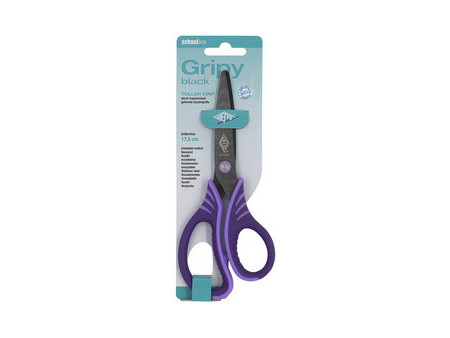WEDO Ciseaux de bricolage Gripy black, rond, 175 mm
